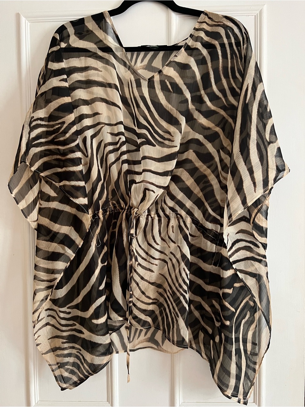 Sheer animal print tunic Ralph Lauren